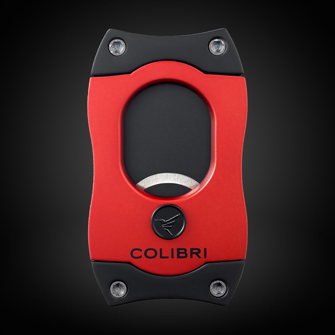Colibri S-Cut Cigar Cutter Red with Black Blade