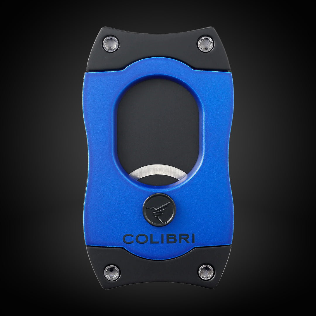 Colibri S-Cut Cigar Cutter Blue with Black Blade