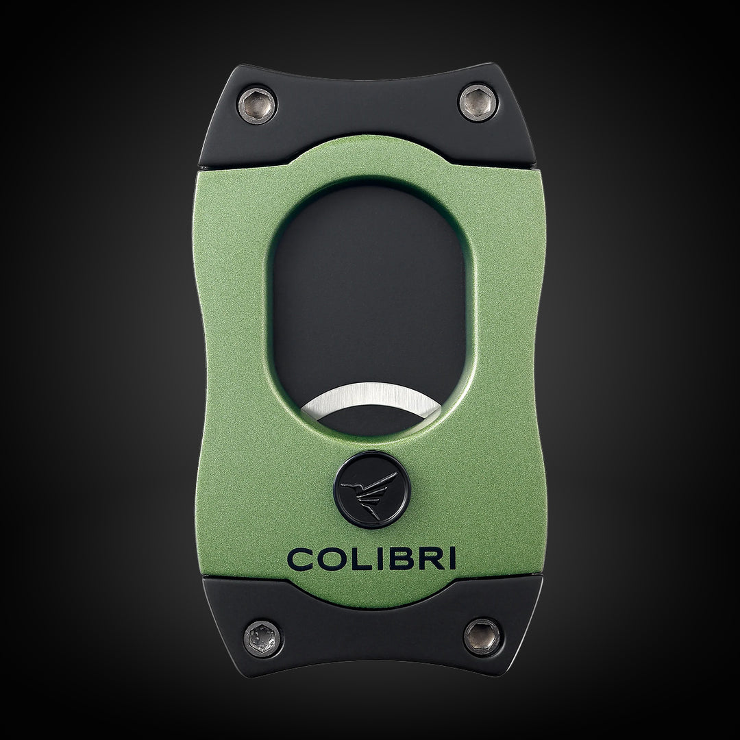 Colibri S-Cut Cigar Cutter Green with Black Blade