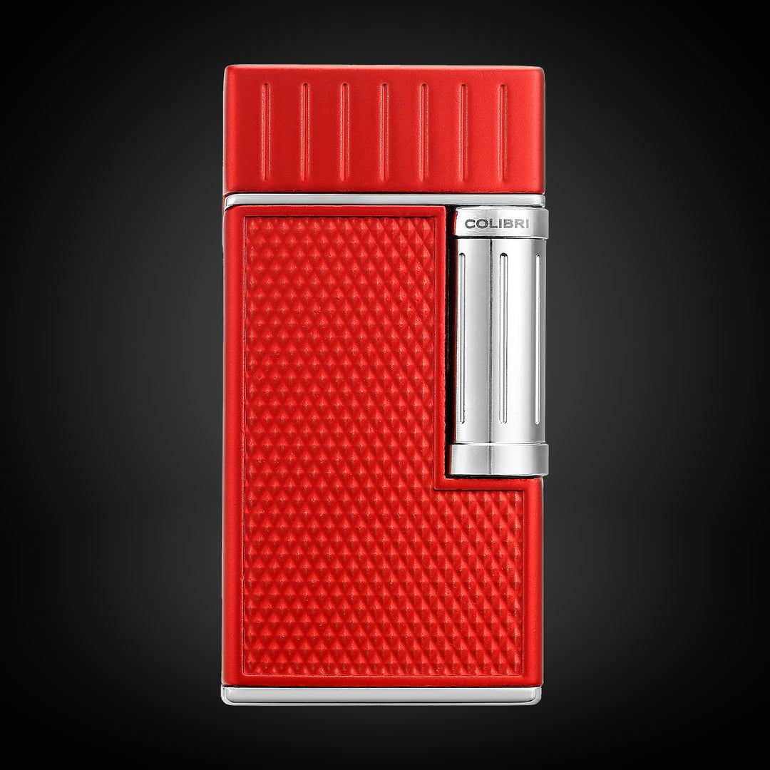 Colibri Julius Lighter Red and Chrome