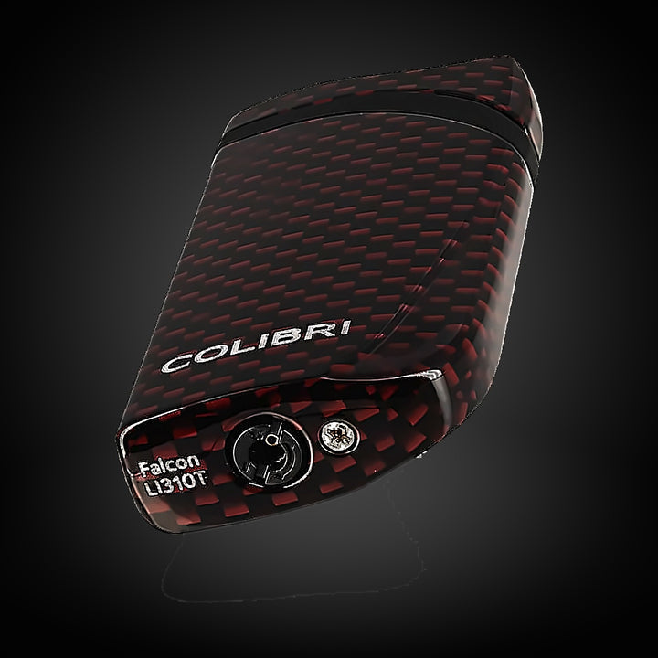 Colibri Falcon Carbon Fiber Lighter Red