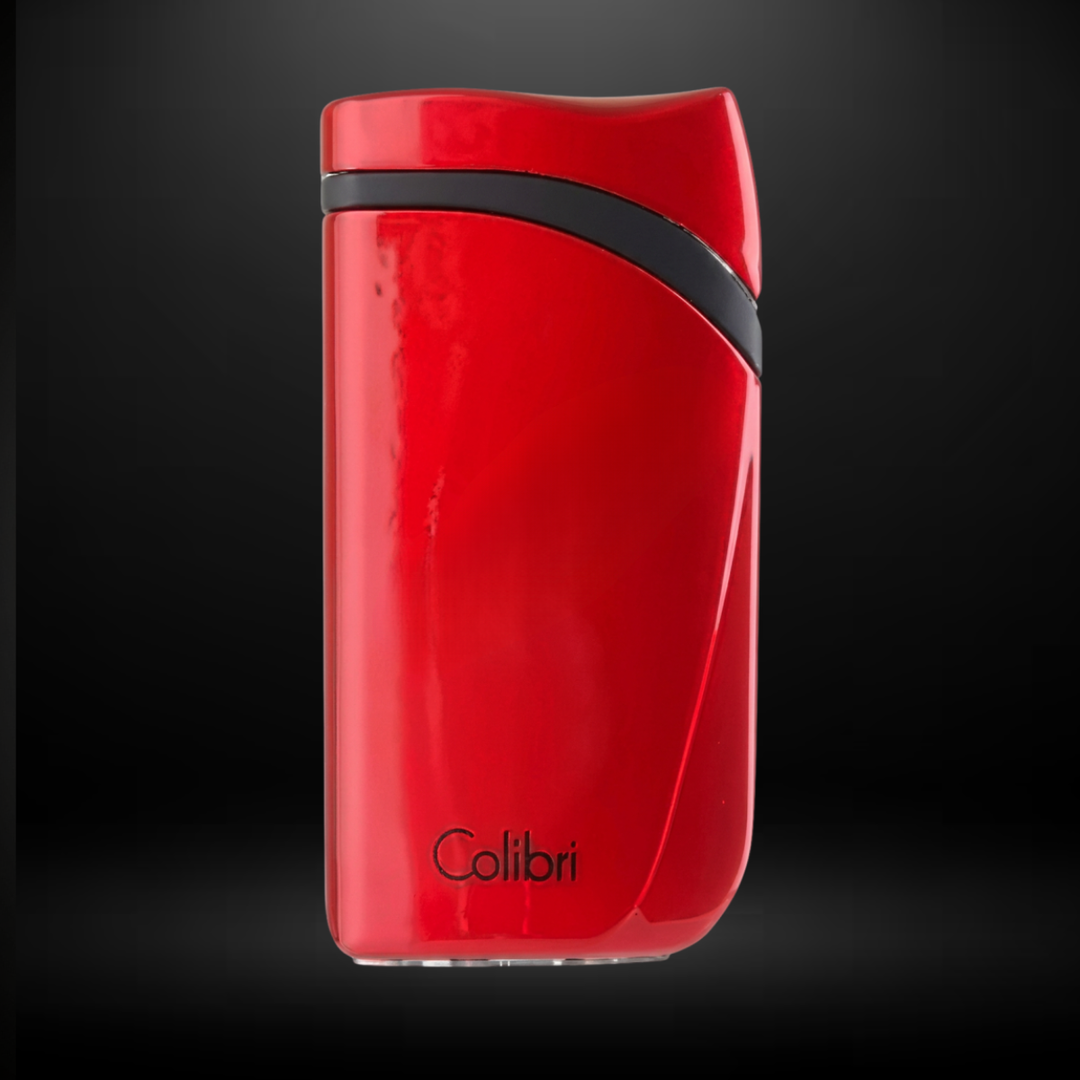 Colibri Falcon Metallic Lighter Red