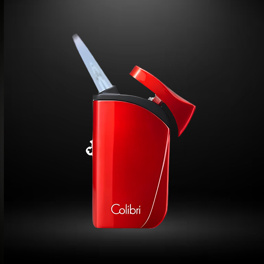 Colibri Falcon Metallic Lighter Red