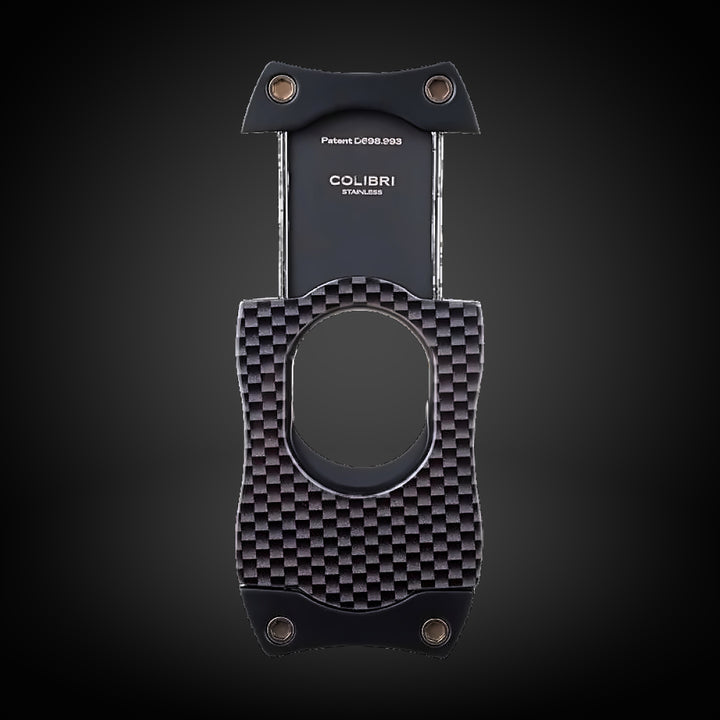 Colibri S-Cut Carbon Fiber Cigar Cutter Black
