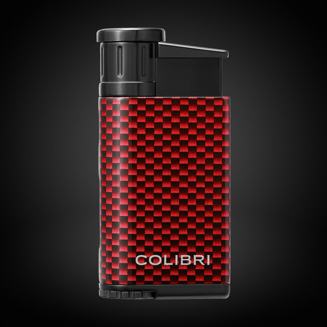 Colibri Evo Carbon Fiber Lighter Red