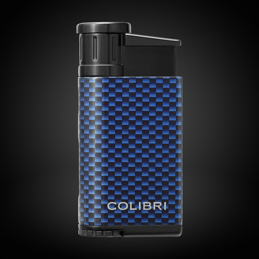 Colibri Evo Carbon Fiber Lighter Blue