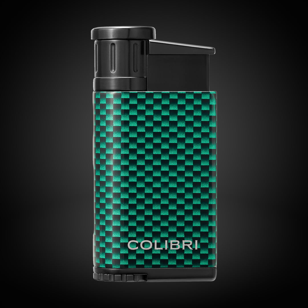 Colibri Evo Carbon Fiber Lighter Green