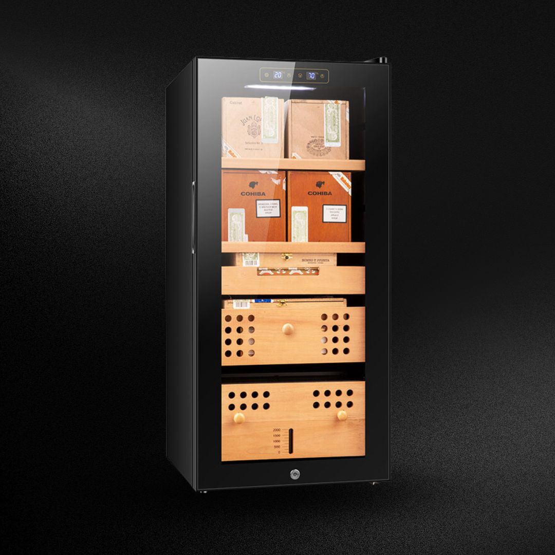 Small Humidor Cabinet Electric For 500Cigars YS-9332X