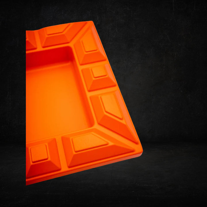 Mantis Ashtray Mesa rectangular - orange