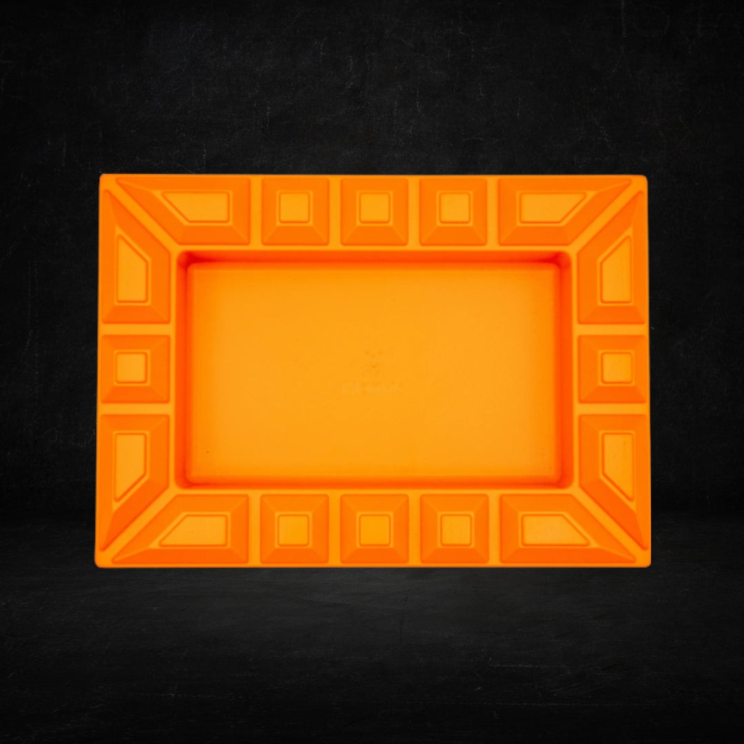 Mantis Ashtray Mesa rectangular - orange