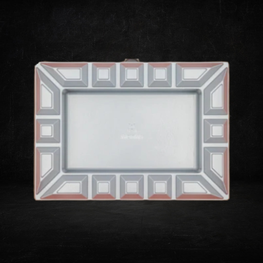 Mantis Ashtray Mesa rectangular - silver