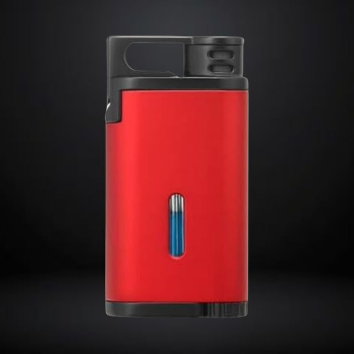 Colibri Belmont Single Jet Flame Cigar Lighter – Red