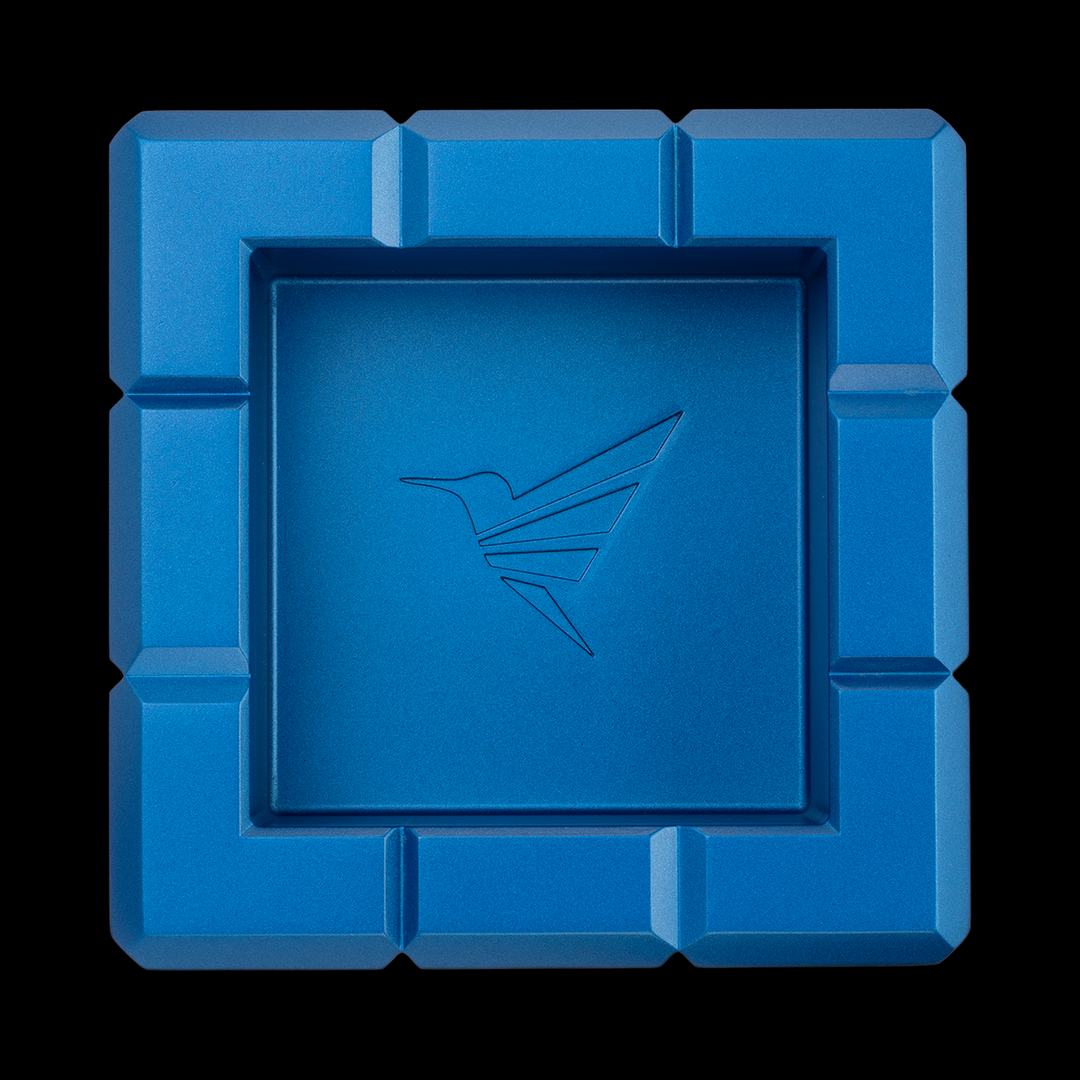 Colibri Heritage Cube Ashtray – Blue