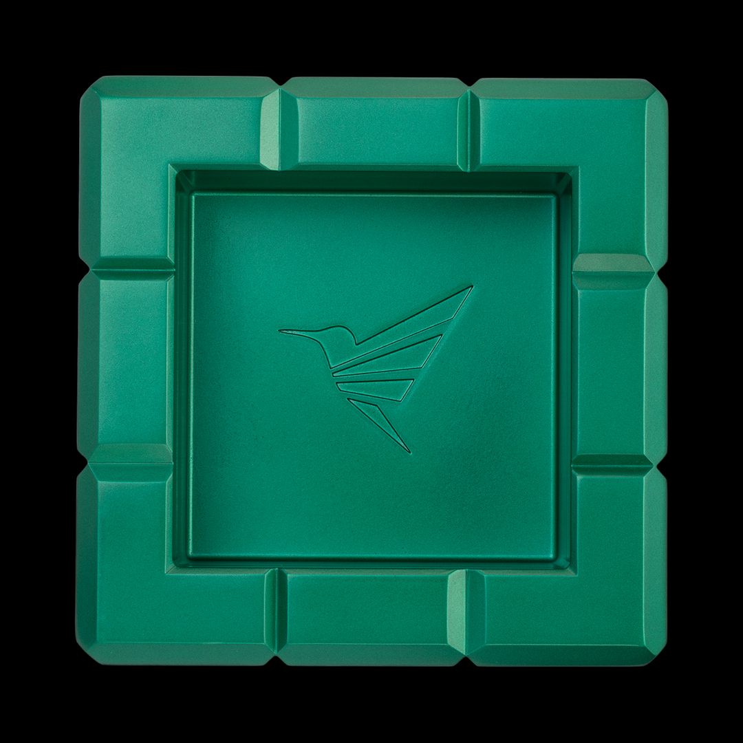 Colibri Heritage Cube Ashtray – Green