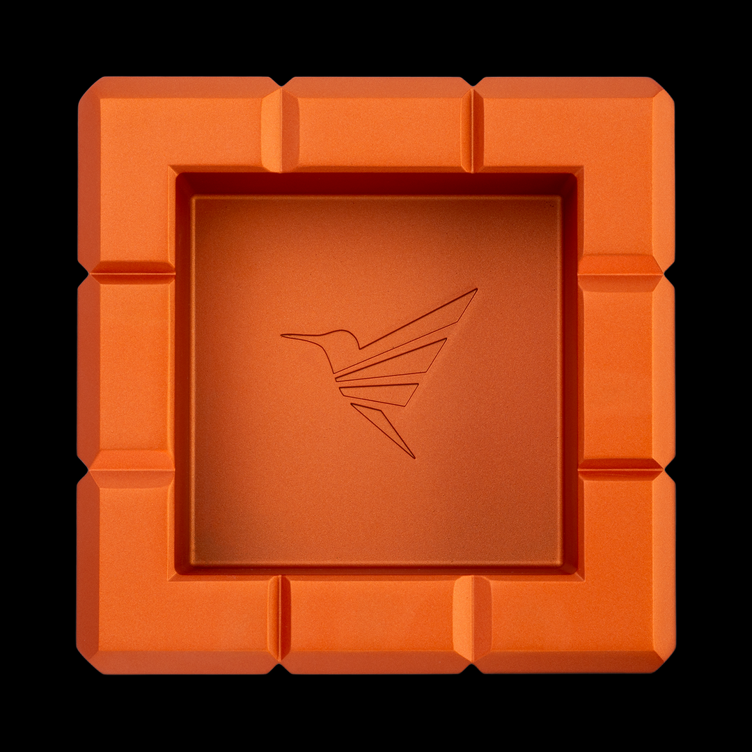 Colibri Heritage Cube Ashtray – Orange