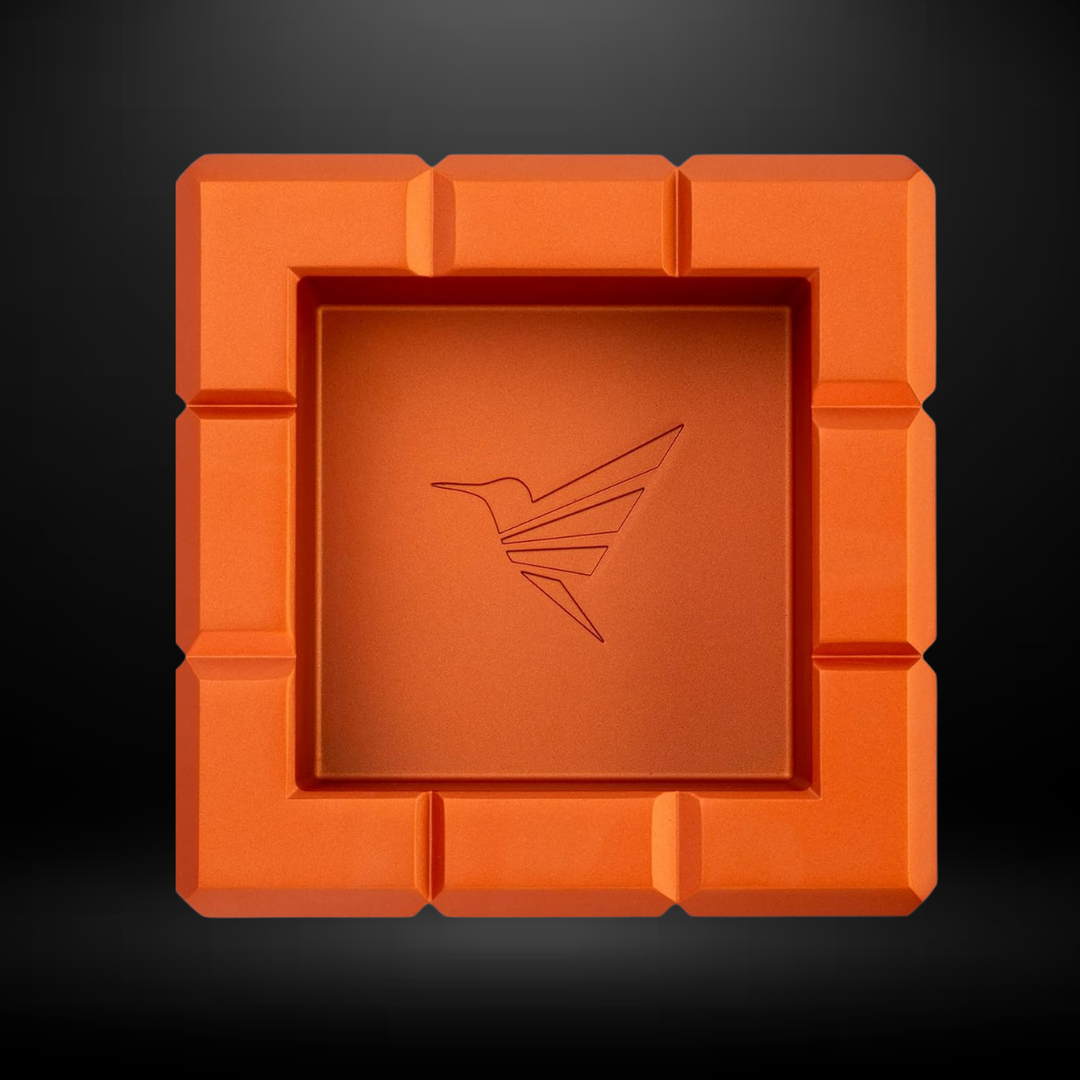 Colibri Heritage Cube Ashtray – Orange
