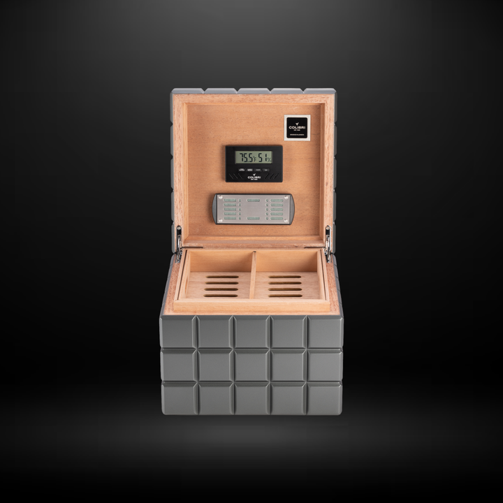 Colibri Heritage Cube Humidor – Charcoal
