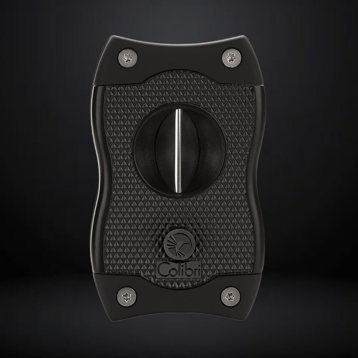 Colibri Premium SV-Cut 2 in 1 Cigar Cutter – Black