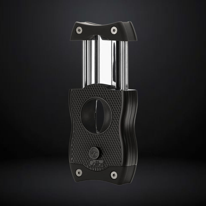 Colibri Premium SV-Cut 2 in 1 Cigar Cutter – Black