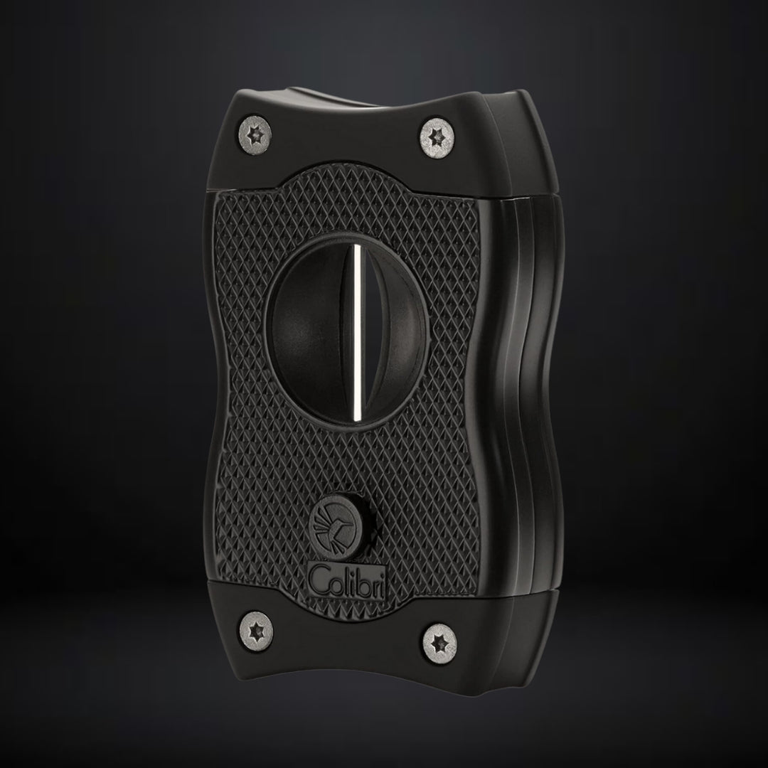 Colibri Premium SV-Cut 2 in 1 Cigar Cutter – Black