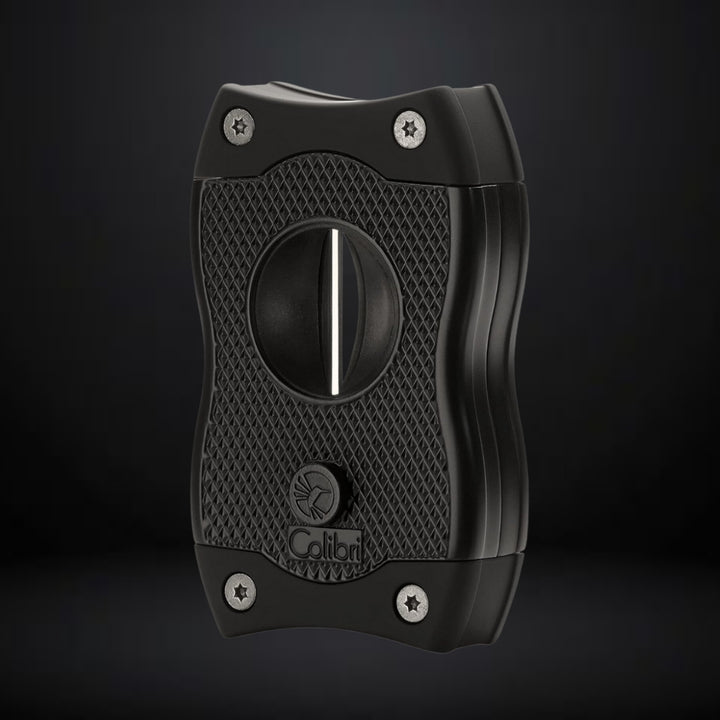 Colibri Premium SV-Cut 2 in 1 Cigar Cutter – Black