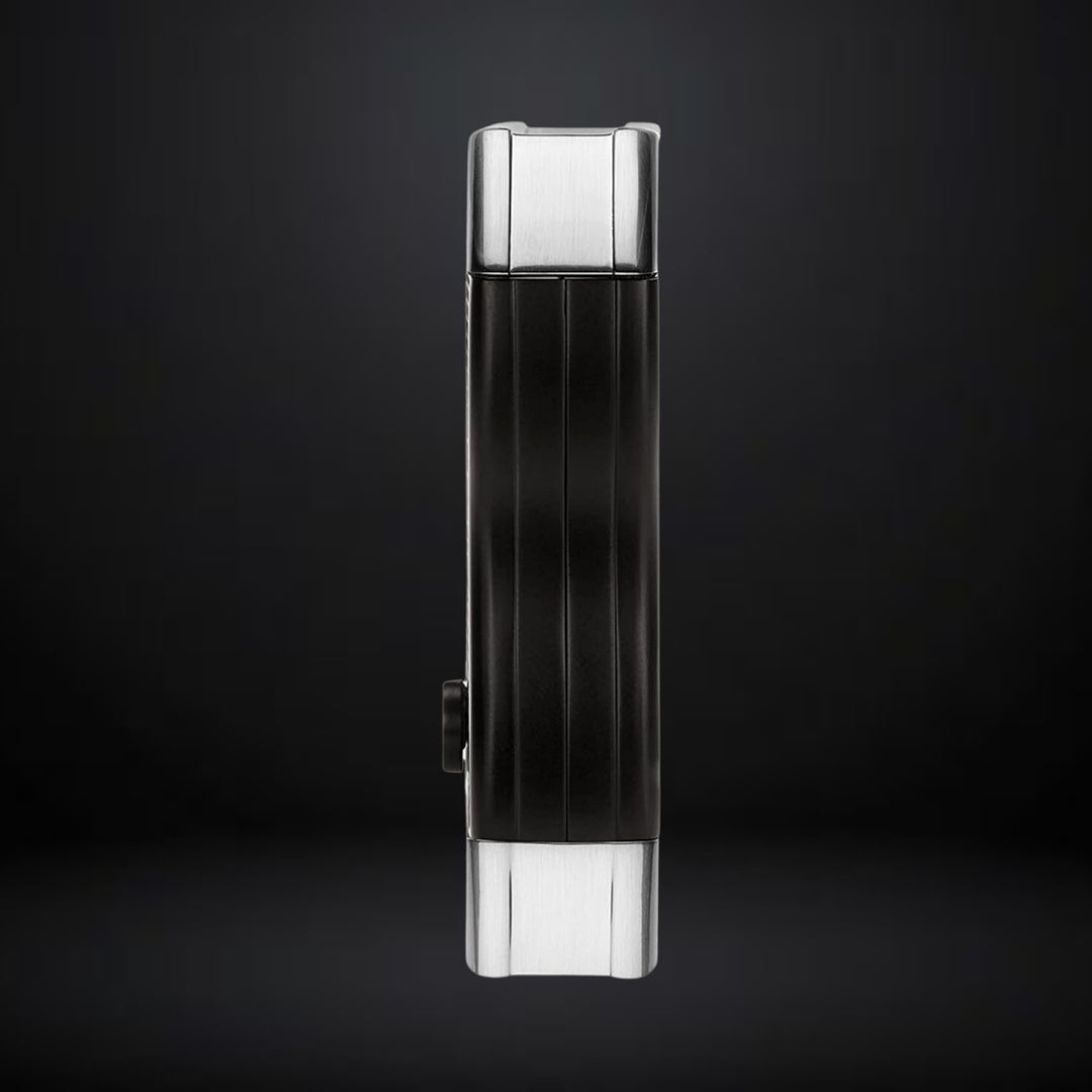 Colibri Premium SV-Cut 2 in 1 Cigar Cutter – Black with Chrome