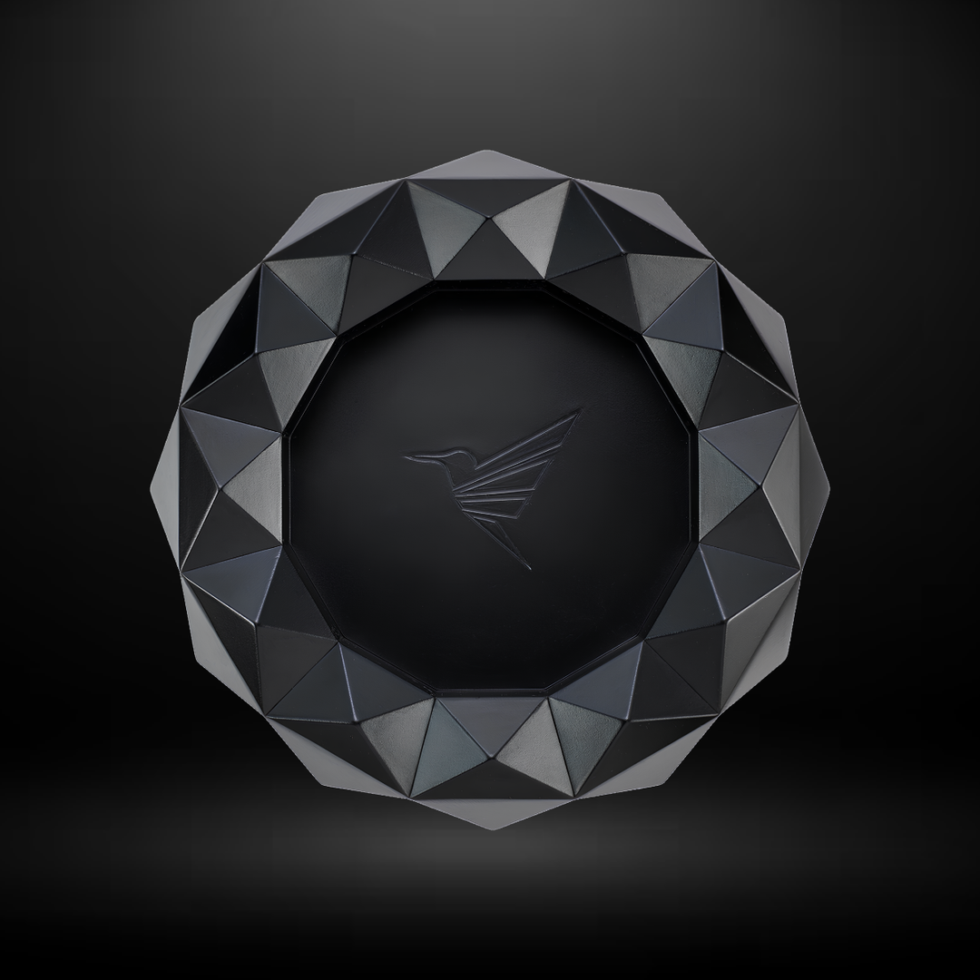 Colibri Quasar Round Ashtray – Black
