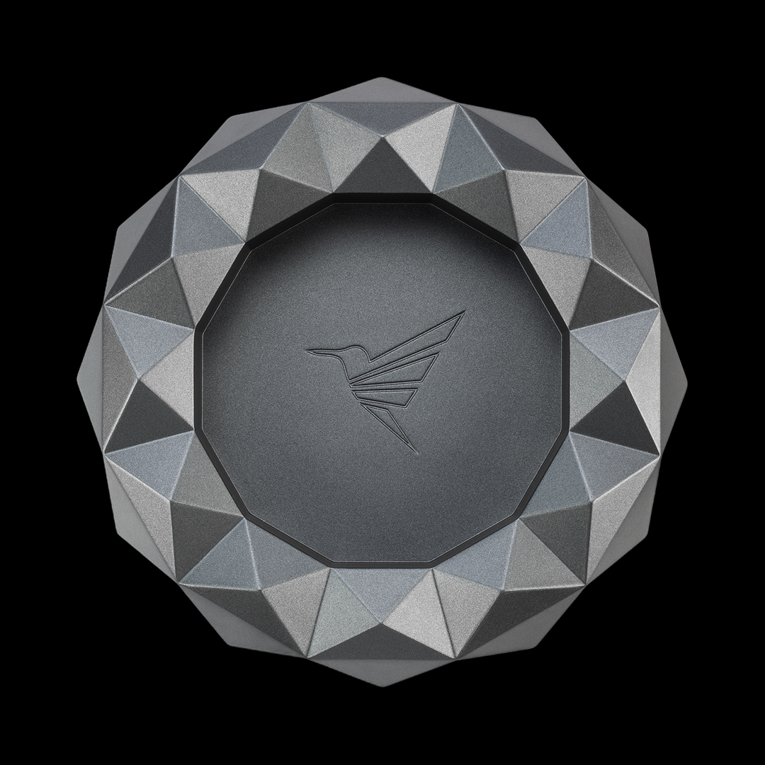 Colibri Quasar Round Ashtray – Gunmetal