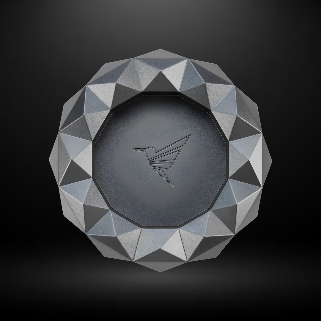 Colibri Quasar Round Ashtray – Gunmetal