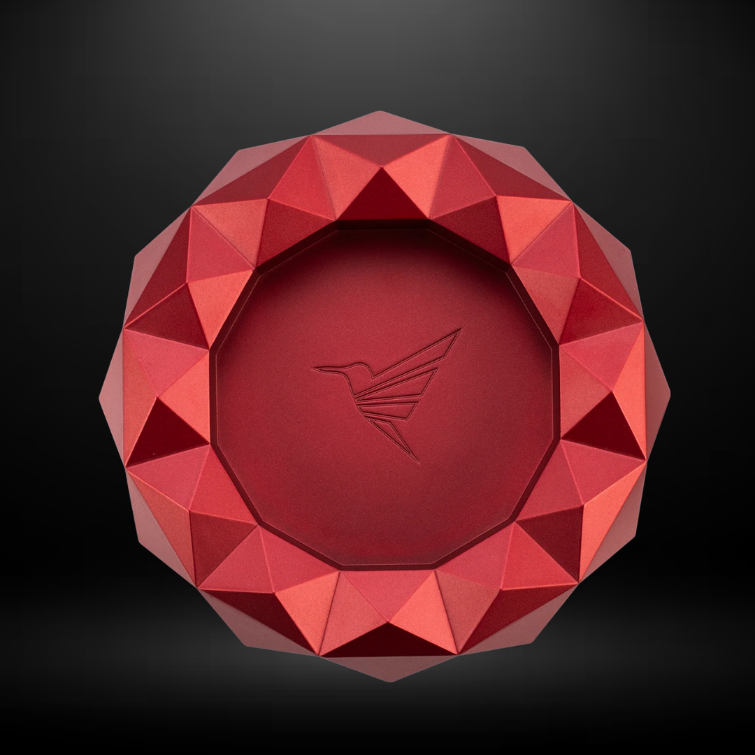 Colibri Quasar Round Ashtray – Red