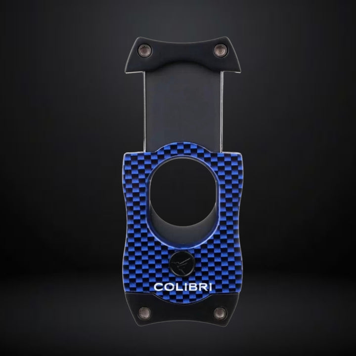Colibri S-cut Cigar Cutter – Carbon Fiber Blue