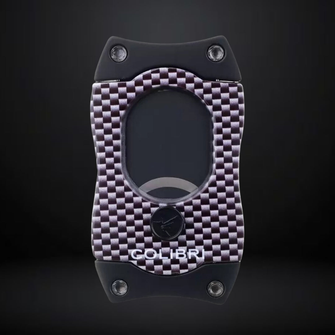 Colibri S-cut Cigar Cutter – Carbon Fiber Silver