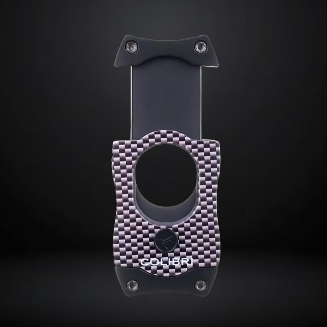 Colibri S-cut Cigar Cutter – Carbon Fiber Silver