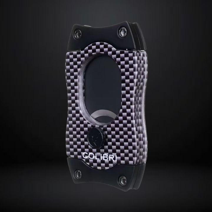 Colibri S-cut Cigar Cutter – Carbon Fiber Silver