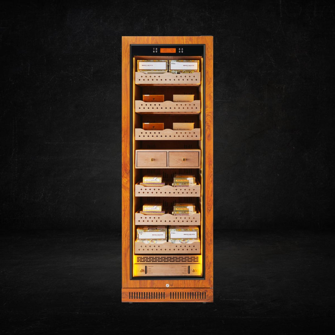 Large Electric Humidor Cabinet - 430L for 3500 Cigars - JC-430W