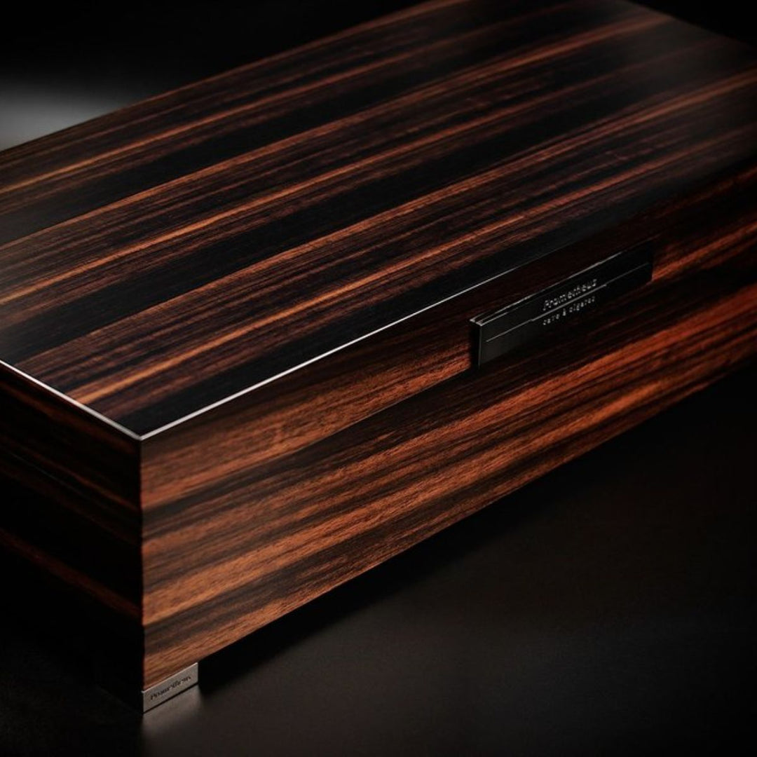 Prometheus Macassar Ebony Cigar Humidor 200