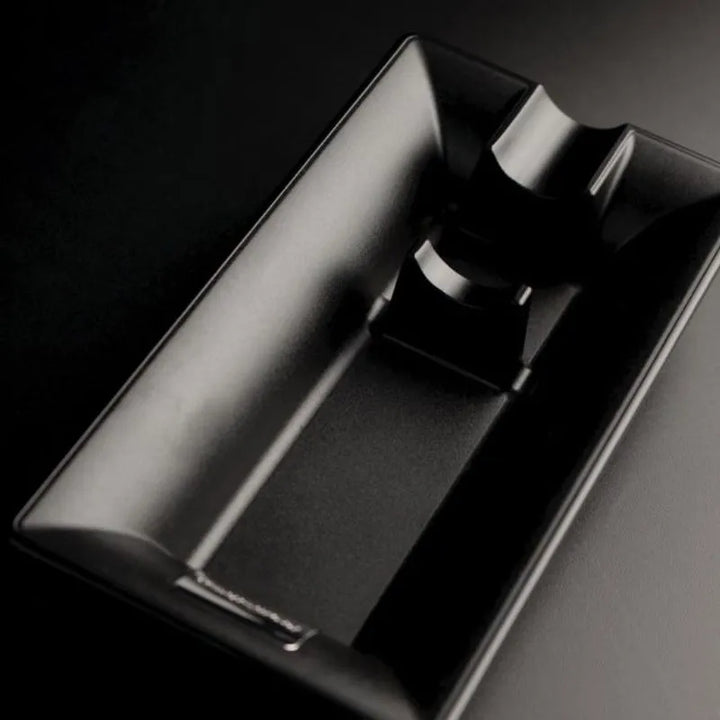 Prometheus Black Matte with Single Groove Cigar Ashtrays 