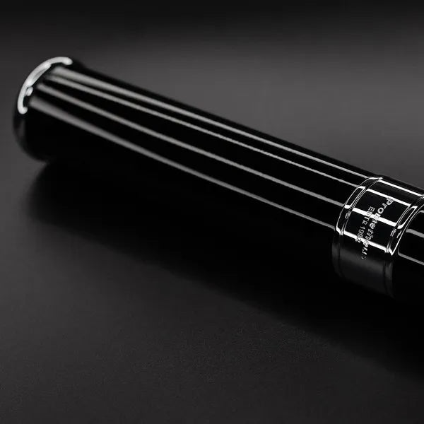 Prometheus Black - Lacquer - With - Gun - Metal - Cigar -Tube